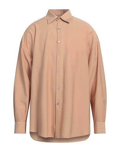 COSTUMEIN Camicia tinta unita Beige 89% Viscosa, 11% Poliammide