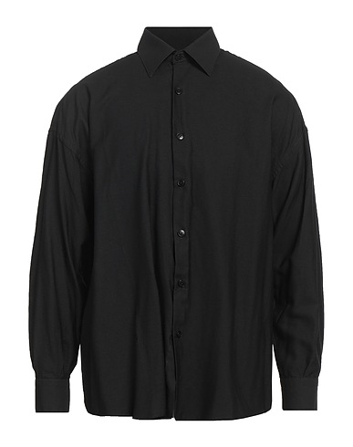 COSTUMEIN Camicia tinta unita Nero 89% Viscosa, 11% Poliammide