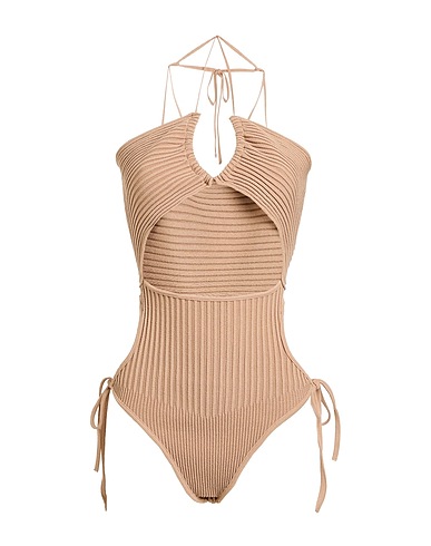 ANDREĀDAMO TOPWEAR Sand 80% Viscose, 10% Polyester, 9% Polyamide, 1% Elastane