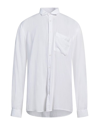 XAGON Camicia tinta unita Bianco 57% Tencel™, 22% Lino, 21% Cotone