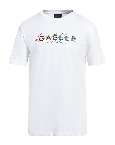 GAëLLE Paris T-shirt Bianco 100% Cotone