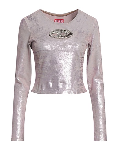 DIESEL Top Mauve 59% Cotton, 20% Rayon, 16% Polyester, 5% Elastane