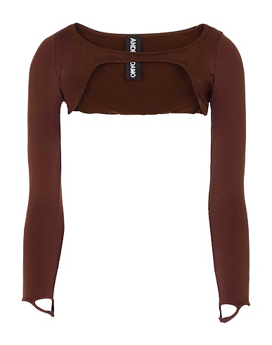 ANDREĀDAMO Shrug Brown 72% Polyamide, 28% Elastane