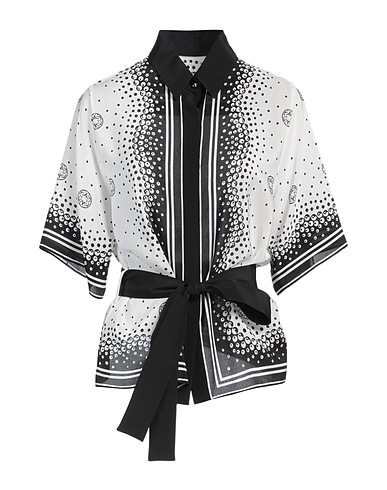 ELIE SAAB Camicie  e bluse fantasia Nero 100% Seta