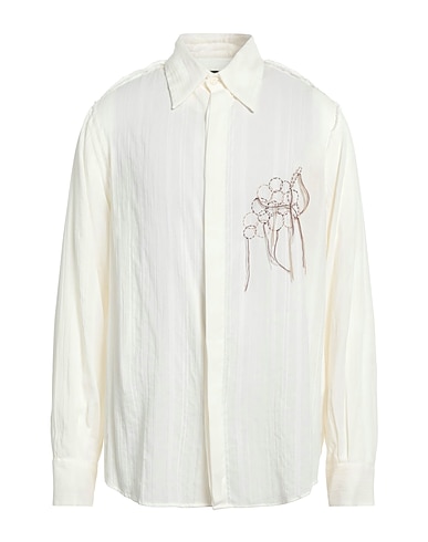 FEDERICO CINA Shirts Ivory 100% Cotton