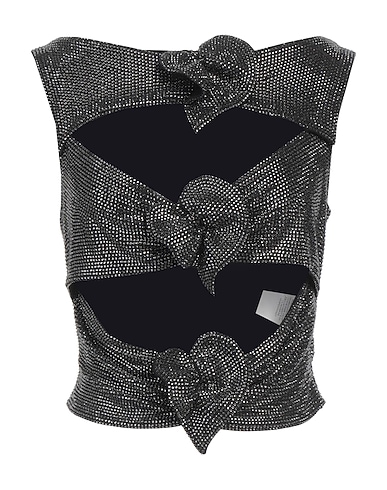 GIUSEPPE DI MORABITO Top 95% Polyester, 5% Elastane, Glass, Glue