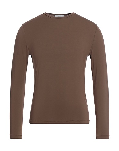 KIEFERMANN Basic T-Shirt Braun 93% Modal, 7% Elastan