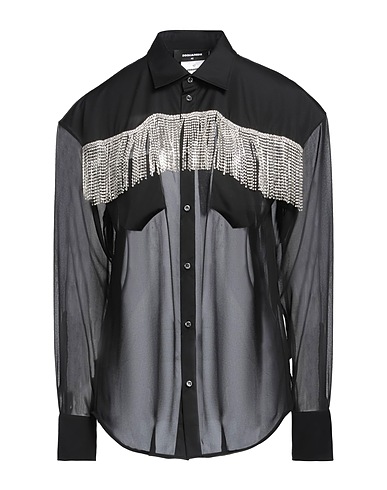 DSQUARED2 Shirts Black 100% Cotton