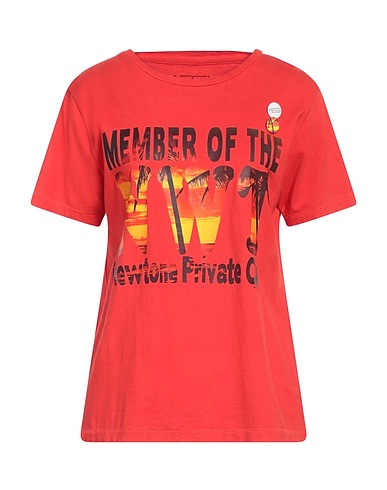 NEWTONE T-shirt Red 100% Cotton