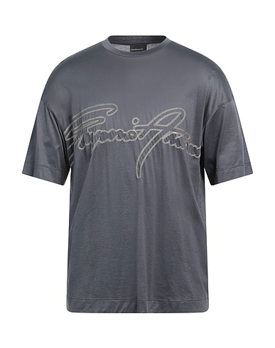 EMPORIO ARMANI Camiseta Plomo 70% Lyocell, 30% Algodón