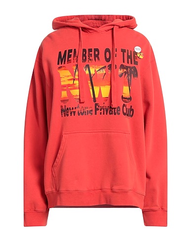 NEWTONE Hooded sweatshirt Red 100% Cotton