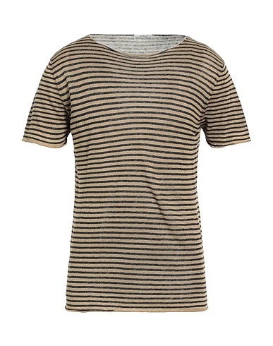 ORIGINAL VINTAGE STYLE T-Shirt Khaki 100% Leinen