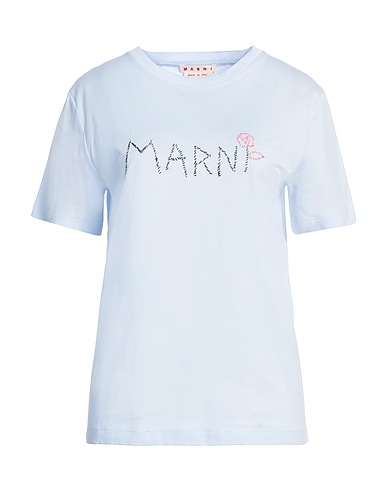 MARNI T-shirt Sky blue 100% Cotton