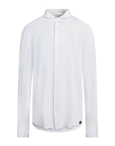 GRAN SASSO Solid colour shirt White 100% Cotton