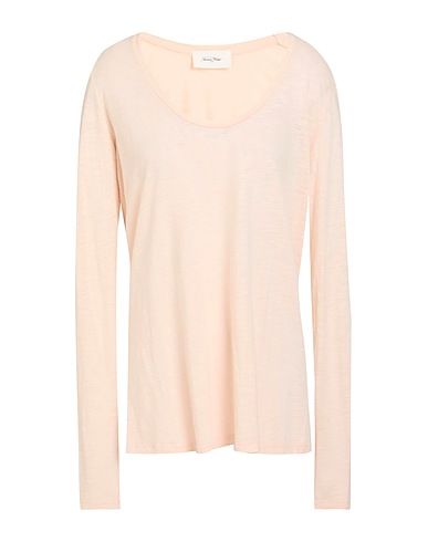 AMERICAN VINTAGE Basic T-Shirt Hellrosa 52% Baumwolle, 48% Viskose