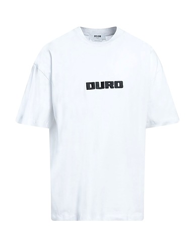 MSGM T-shirt White 100% Cotton