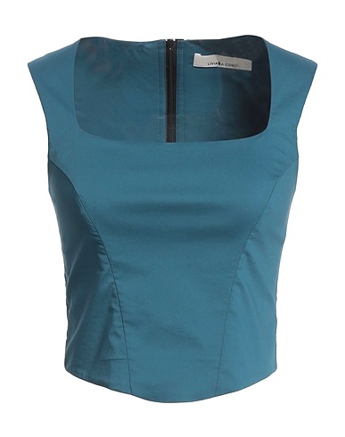 LIVIANA CONTI Top Deep teal 68% Cotton, 28% Polyamide, 4% Elastane