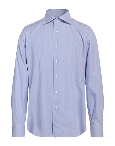 FRAY Striped shirt Light blue 100% Cotton