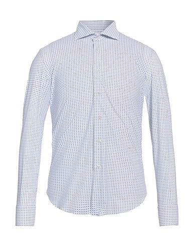 SARTORIO Patterned shirt White 76% Polyamide, 24% Polyurethane