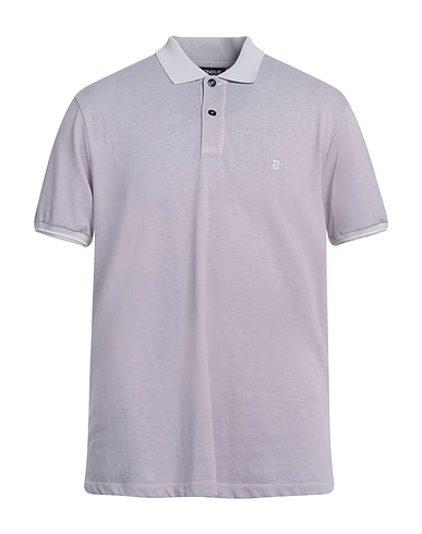 DONDUP Polo shirt Lilac 55% Cotton, 45% Polyamide