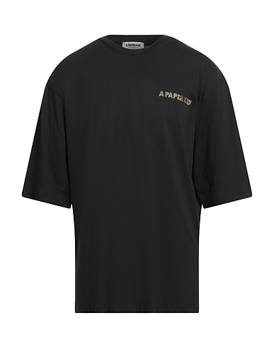 A PAPER KID T-shirt Nero 100% Cotone