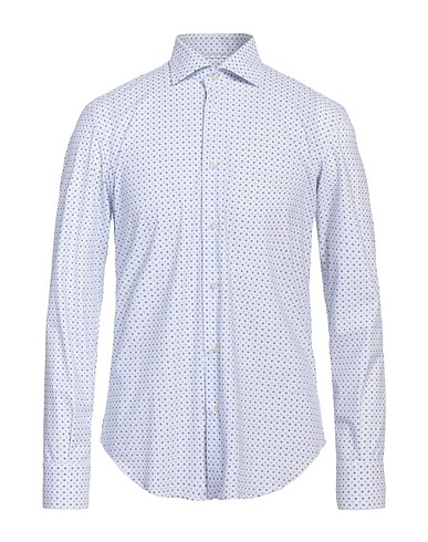 SARTORIO Patterned shirt White 76% Polyamide, 24% Polyurethane