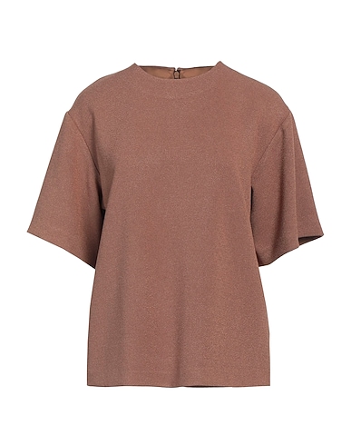 ANINE BING Top Camel 75% Acetate, 25% Polyester