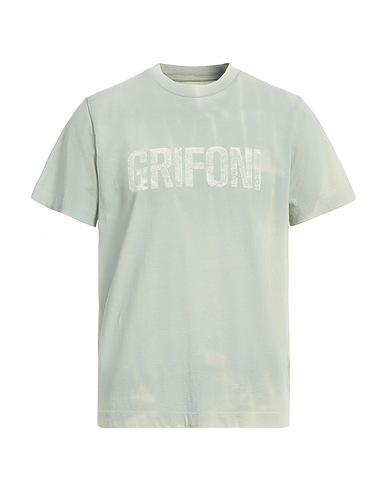 GRIFONI T-shirt Light green 100% Cotton