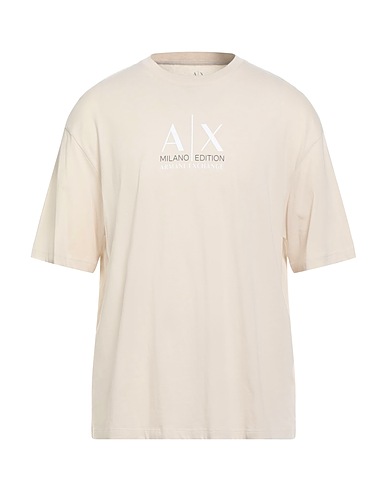 ARMANI EXCHANGE T-Shirt Beige 100% Baumwolle