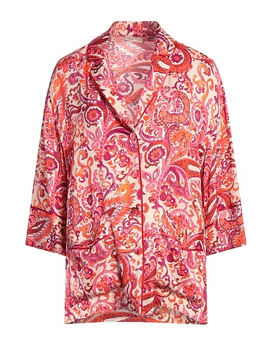 HANAMI D'OR Patterned shirts & blouses Orange 100% Viscose
