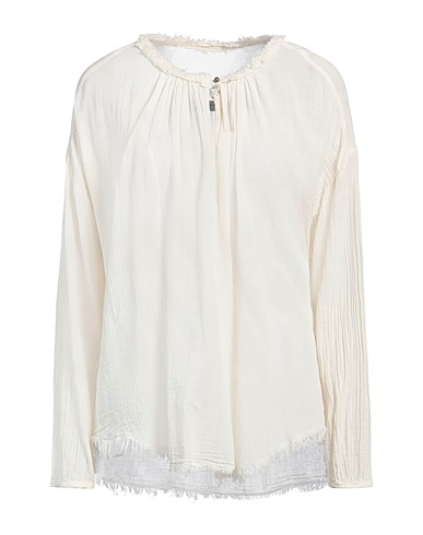 RAQUEL ALLEGRA TOPS & TEES Ivory 100% Cotton