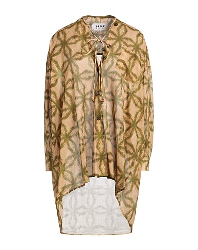 BAZAR DELUXE Patterned shirts & blouses Beige 100% Cotton