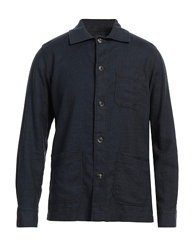 WINDSOR. Linen shirt Midnight blue 58% Linen, 39% Lyocell, 3% Elastane