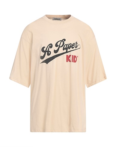 A PAPER KID T-Shirt Beige 100% Baumwolle