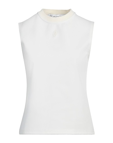 JW ANDERSON Top White 94% Polyester, 6% Elastane