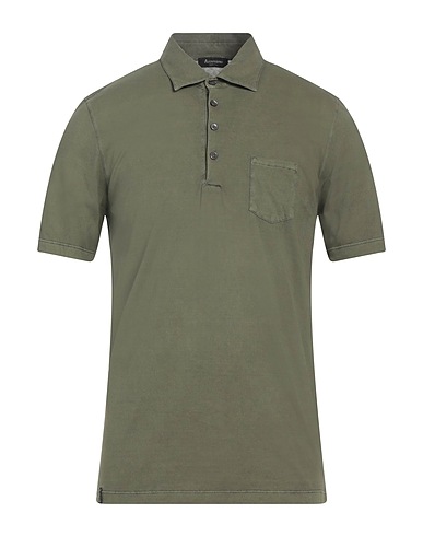 AROVESCIO Polo shirt Military green 100% Supima®