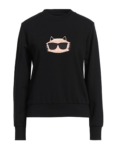 KARL LAGERFELD Sweatshirt Black 70% Organic cotton, 30% Polyester