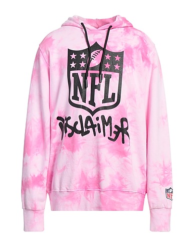 DISCLAIMER Hooded track jacket  Pink 100% Cotton