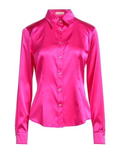 CAMICETTASNOB Hemden und Blusen einfarbig Fuchsia 96% Seide, 4% Elastan