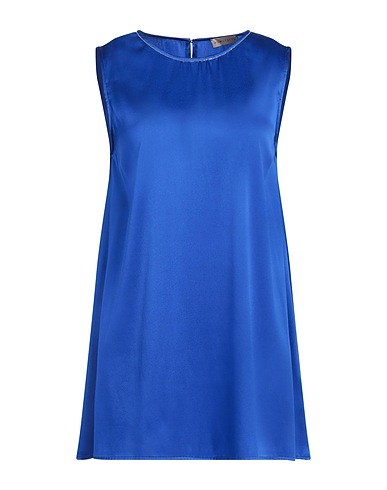 PUROTATTO Top Blue 92% Silk, 8% Elastane