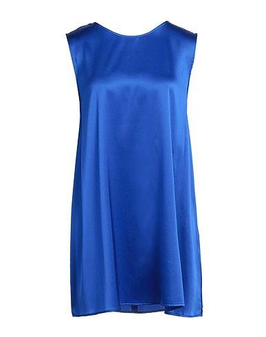 PUROTATTO Top Bright blue 92% Silk, 8% Elastane