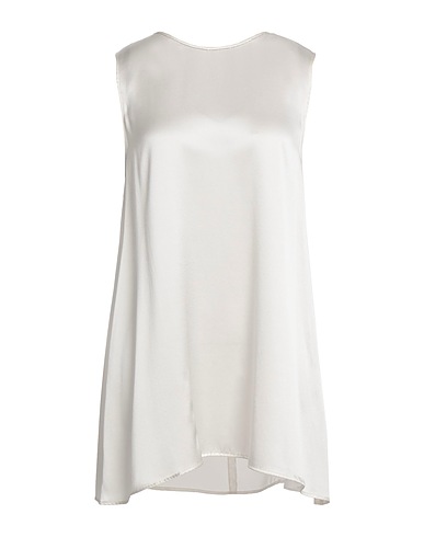 PUROTATTO Top Ivory 92% Silk, 8% Elastane