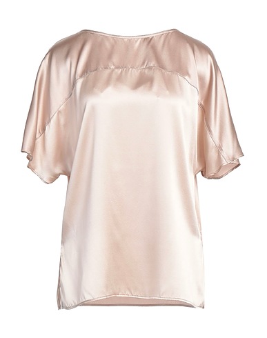 PUROTATTO Top Light grey 92% Silk, 8% Elastane