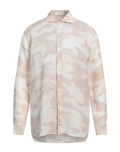 120% LINO Camisa de lino Beige 100% Lino