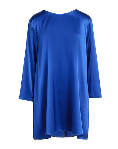 PUROTATTO Top Blu china 92% Seta, 8% Elastan