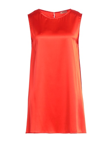 PUROTATTO Top Red 92% Silk, 8% Elastane