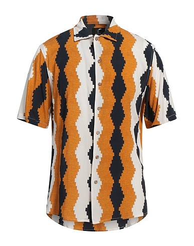 TOOCO Patterned shirt Marigold 100% Rayon
