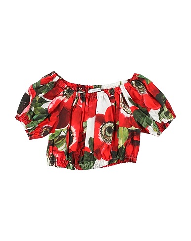 DOLCE&GABBANA Top Red 100% Cotton