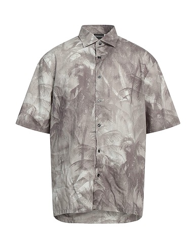 EMPORIO ARMANI Patterned shirt 56% Lyocell, 44% Cotton