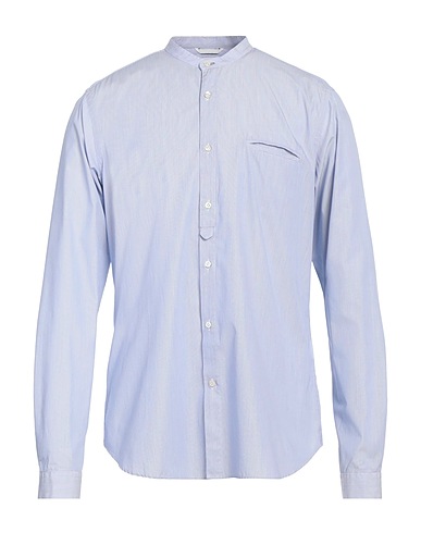 DNL Chemise à rayures Bleu 100% Coton